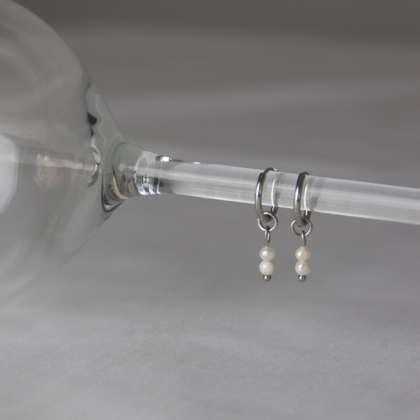 Oorbellen zoetwaterparels - Zilver